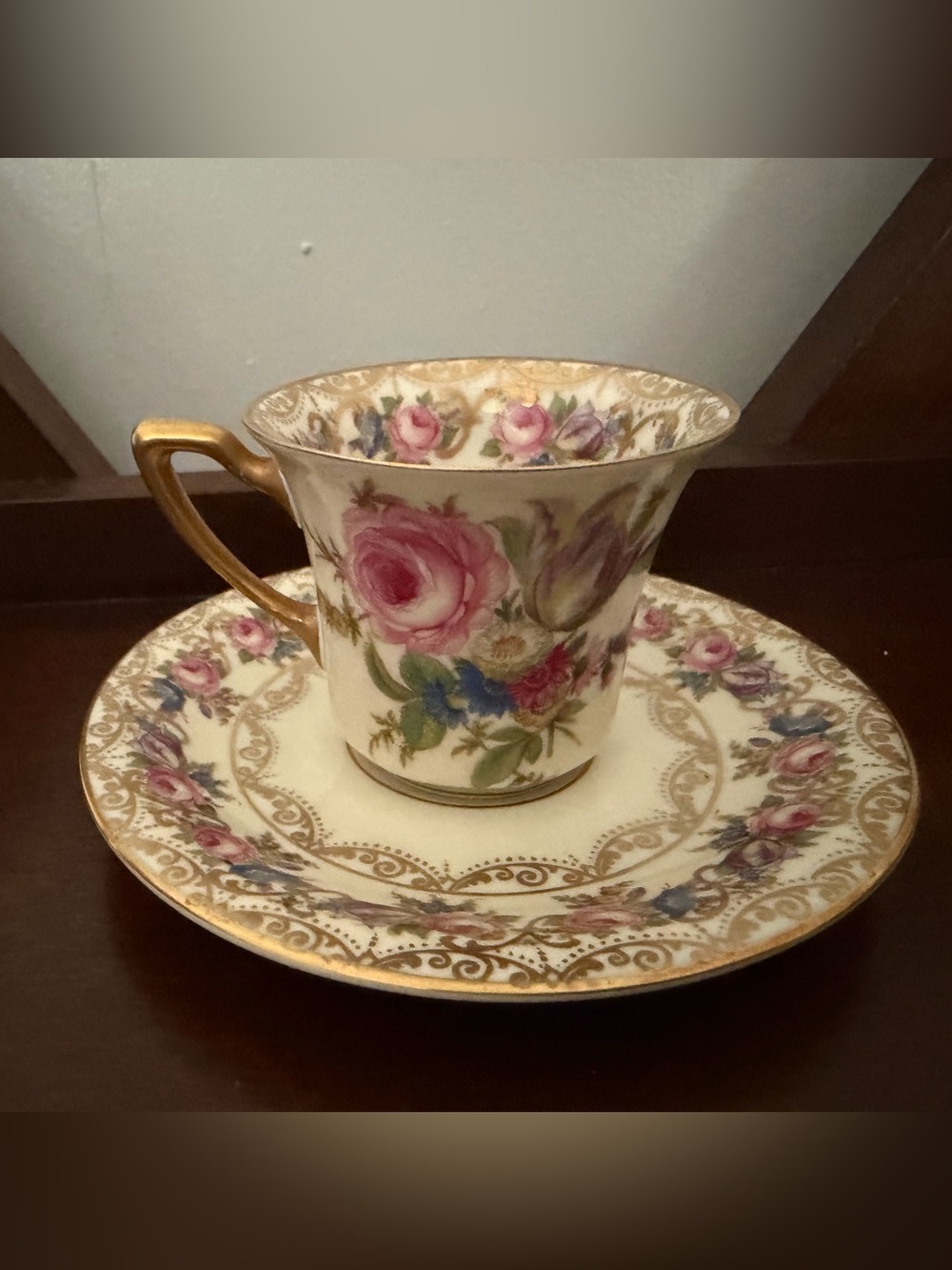 Vintage Rosenthal Ivory demitasse cup and saucer